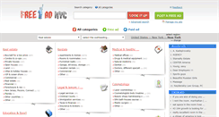 Desktop Screenshot of freeadnyc.com